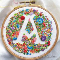 Voided Floral Monogram A More