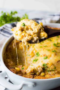 Cheesy Corn Casserole - House of Yumm