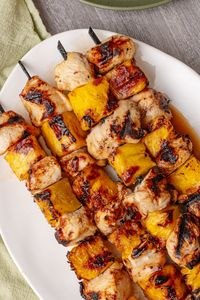 Grilled Pineapple Chicken Skewers