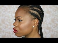 How to Cornrow Your Own Hair | Beginner Friendly | MariaAntoinetteTV - YouTube