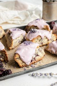 Blackberry Lavender Scones - Fresh Bean Bakery