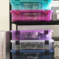 Cricut Vinyl Storage Ideas