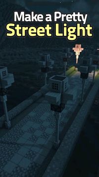 Try to make these Street Light in your minecraft   Follow us for more             #games #gaming #minecraft #minecraftsurvival #minecraftbuilding #minecrafttips