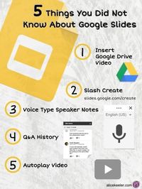 This is a little cheating as some of these features are new so you could not have known!! Google Slides is one of my favorites. I use it to have students GIVE ME information rather than get information. Truly transformative for teaching.