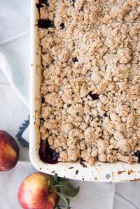 Blackberry Nectarine Crumble