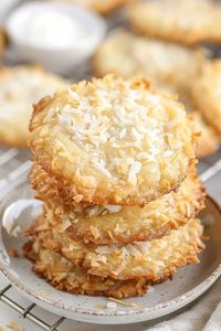 Chewy Coconut Cookies Recipe - An Organized Chaos