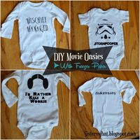 easy diy movie onesies