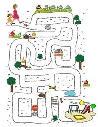 Free Easy Maze Printable