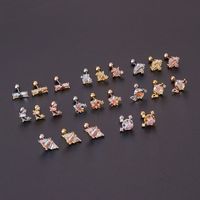 PRODUCT INFORMATION Ear Piercing Earrings Stud 1 pair (2 pieces) 16G (1.2mm)