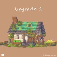 I made a cute starter house for your 1.17 minecraft world! This is an upgrade version of my basic starter house. Watch on my chennel!