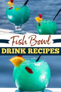 The next time you need something over the top to share with friends, you have to try these stunning fish bowl drink recipes. Just don't forget the straws!