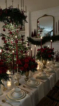 #christmas #tablescape #christmasdecorating