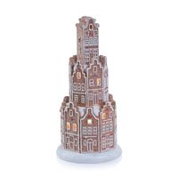 Illuminate your holiday decor with the enchanting Adelard LED Holiday Gingerbread Houses.