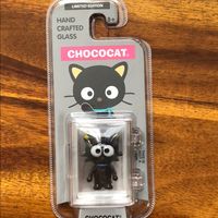 Limited Edition, Hand Crafted Glass, Sanrio Authorized Chococat In It’s Own Protective Case! Cute, Cute, Cute!!!