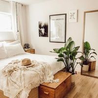 neutral, boho dream bedroom