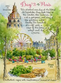 France Sketchbook - Day 2 - Paris - Leslie Fehling - Everyday Artist