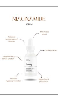 Niacinamide: The multitasking powerhouse for radiant, healthy skin. Product is available on Amazon! ✨ #skincare #skincareessentials #skin #skincareproductsthatwork #products #niacinamide #serum #theordinaryskincare