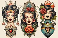 I will create awesome old school tattoo style design, #design, #Sponsored, #style, #tattoo, #ad