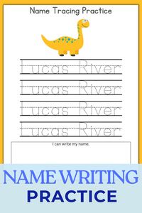 ✏️Name Writing Practice ✏️Hand Writing Practice ✏️PERSONALIZED Custom First & Last Name Practice ✏️Your child or student will enjoy practicing writing their name on this sheet.   *Name Writing Practice, Hand Writing Practice, Preschool Worksheets, Preschool Printables, Preschool Activities, Preschool Skills, Preschool Lesson, Preschool for Toddlers, Preschool Numbers, Pre k Worksheets, Preschoolers Worksheet, Preschools Worksheet, Beginning Writing, Beginning Writing Activities*