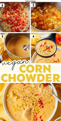 Craving a creamy, cozy bowl of chowder (without the dairy overload)? This vegan corn chowder delivers all the same indulgence—minus the cream! The secret? Blended cashews and cauliflower. And with a 30-minute prep time, you'll be making this easy dinner on repeat!