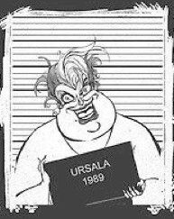 Ursula [as a criminal] (Drawing by Unknown) #TheLittleMermaid