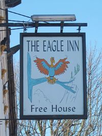 The Eagle Inn sign