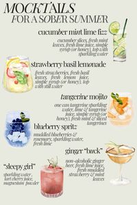 Summer Cocktails!! The perfect recipies for a summe rget together!