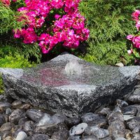 The Bowled Zen Granite Stone Fountain is the ultimate backyard garden fountain. This modern outdoor fountain is crafted from durable granite, ensuring it lasts for years while adding a soothing, tranquil ambiance to your garden. Perfect for your patio, this water feature will bring Zen-inspired calm to your outdoor living space. Don't miss out—bring this decorative stone fountain to your home today!