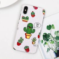 Cute Cactus Potted Plants Phone Case For Apple Iphone Cover – LABONNI