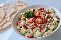 How To Make Healthy Vegan Melitzanosalata Greek Eggplant Dip - dobbernationLOVES