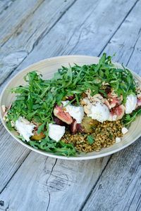 Freekeh salade met vijgen en geitenkaas | njam!