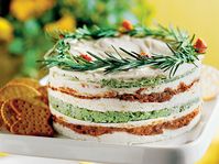 Layered Sun-dried-Tomato-and-Basil Spread