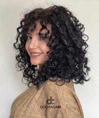 Shoulder-Length Perm Hair