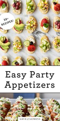 50 Easy Appetizer Recipes - Love and Lemons