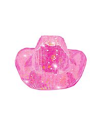 Orange and Pink Disco Cowboy Hat Wall Art Barbie Pink - Etsy