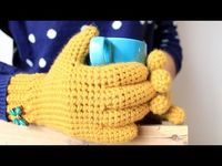 ¡Por fin! GUANTES con dedos a crochet o ganchillo. Video tutorial paso a paso. ***ABRE ESTA CAJA*** ***Materiales*** Encuentra el kit en http://etsy.me/1kJ3d...