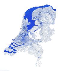 Dutch land reclamation efforts - Vivid Maps