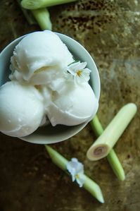 Lemongrass Coconut Sorbet - Heather Christo