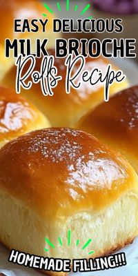 Easy Milk Brioche Rolls Recipe