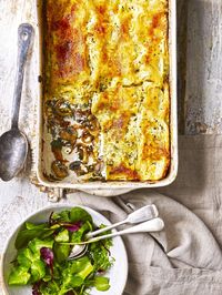 Mushroom lasagne