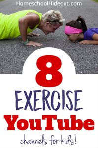 Fun list of quick and easy homeschool PE channels. I hadn't heard of most of these. Great way to release some energy when you can't get outside.