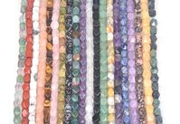 gemstone nuggest beads,  9x11mm fancy cut beads, fancy cut stone beads for jewelry making, loose beads for DIY jewelry, craft supplies