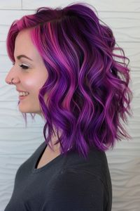 Are you looking for a way to transform your hair? Look no further than the mesmerizing world of purple hair color! From soft, pastel lavender to rich, vibrant violet, purple hues offer a stunning spectrum