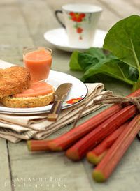 Lancashire Food: Rhubarb and vanilla curd