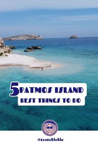 These are the best 5 things to do on the Greek island of Patmos. Must-see's, things you can not miss out on while visiting including an amazing boat trip and some restaurant suggestions!