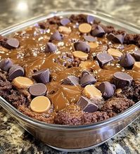 Peanut Butter Cup Dump Cake | Homemade Recipes