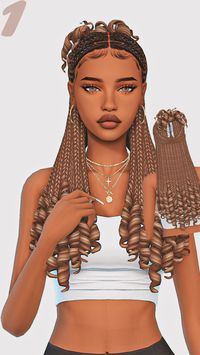 ❥ Braids , Locs , Twists And More. Maxis Match Edition Part 5 ❥