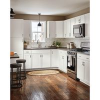 Diamond NOW Arcadia 36-in W x 35-in H x 23.75-in D White Laminate Sink Base Fully Assembled Stock Cabinet (Shaker Door Style) in the Kitchen Cabinets department at Lowes.com