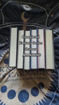 These completed fantasy series book recommendations are great! #books #book #aestheticbooks #fantasybooks #bookfinds #bookstoread #bookrecs #bookrecommendations #fantasy