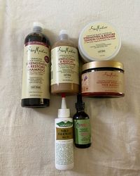 #haircare #naturalhaircare #sheamoisture #jamaicanblackcastoroil #4chair